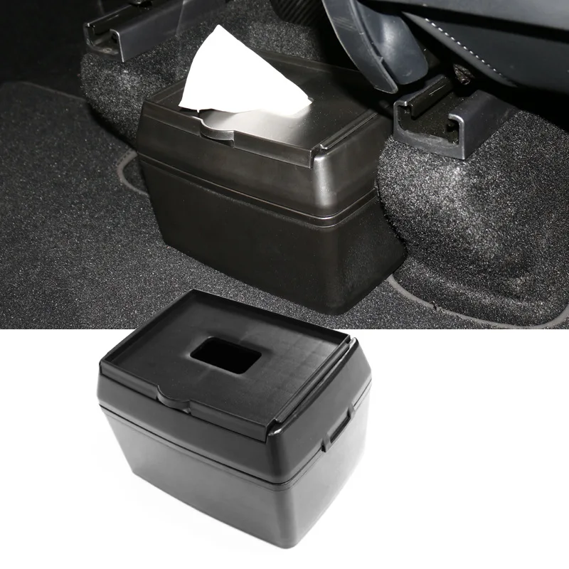 

Rear Row Storage Box For Tesla Model 3 Y Back Seat Organizer Gadget Tissue Case Car Accessories Model3 Interior Auto Parts