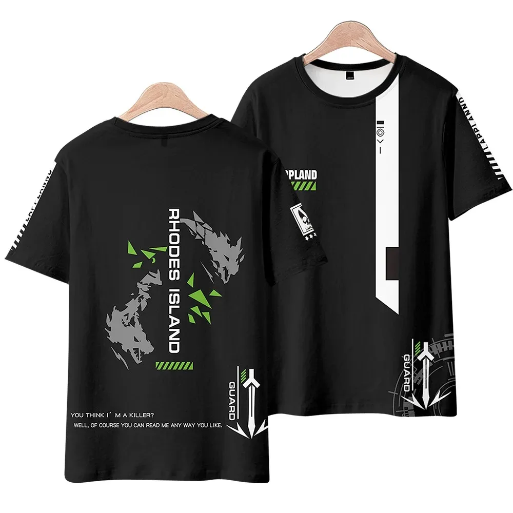 Футболка с рукавами Curta Arknights Rhodes Island Lapland Taxas Xuji Hoshiguma W мужская футболка для