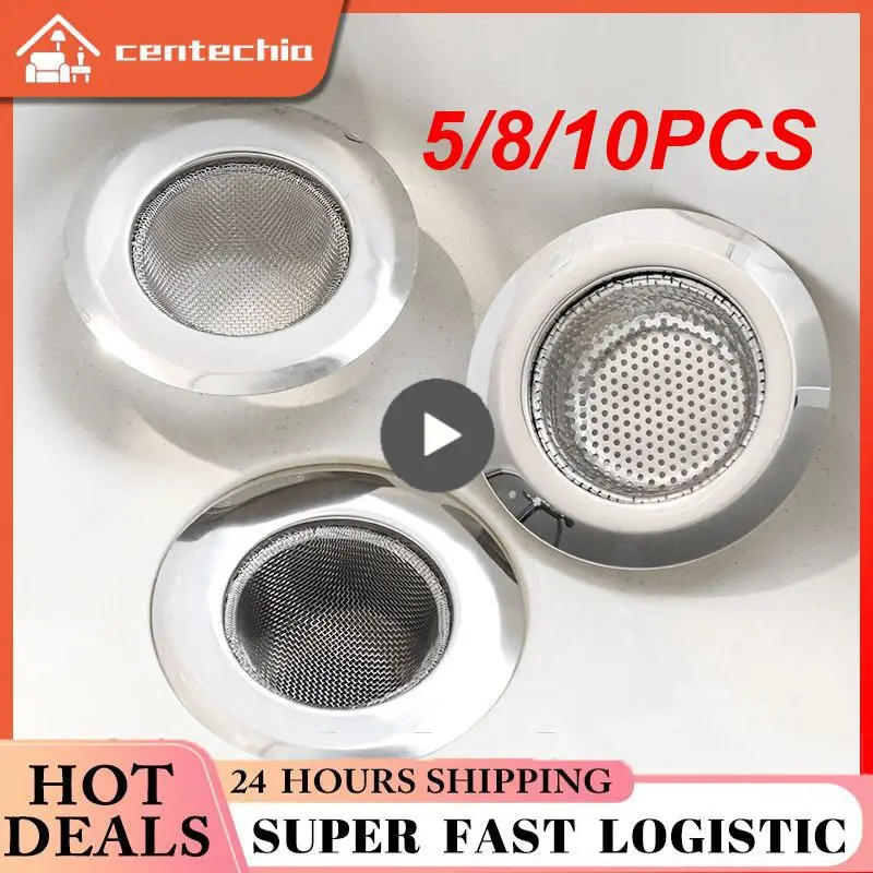 

5/8/10 шт., фильтры для слива раковины