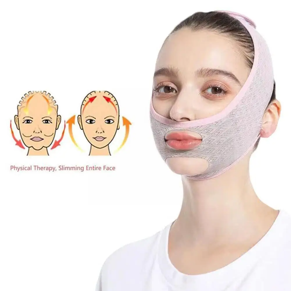 

Face Lift V Shaper Mask Facial Slimming Bandage Chin Face Neck Belt Tape Waterproof Lift Lifting Lift Up And Tapes Bands Ch K2U6