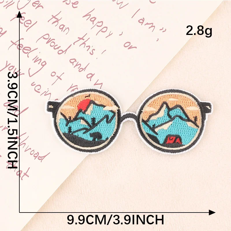 Нашивки для одежды FZdiy Camping Kawaii очки