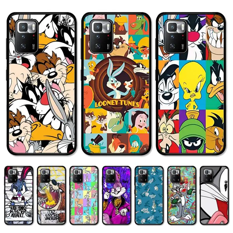 

Funny Cute Rabbit Wolf dog Cartoon Phone Case for Redmi Note 8 7 9 4 6 pro max T X 5A 3 10 lite pro