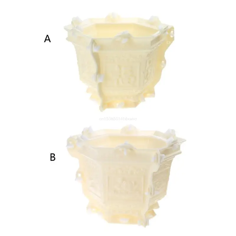 Прямая поставка пластиковая форма для цветочного горшка настольный декор сделай