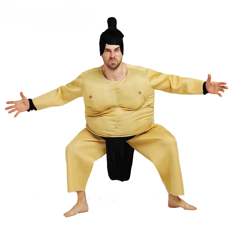 

Halloween Costume Thickened Hercules Clothes Performance Non-inflatable Japanese Sumo Suit Big Fat Sumo Wrestler Cosplay