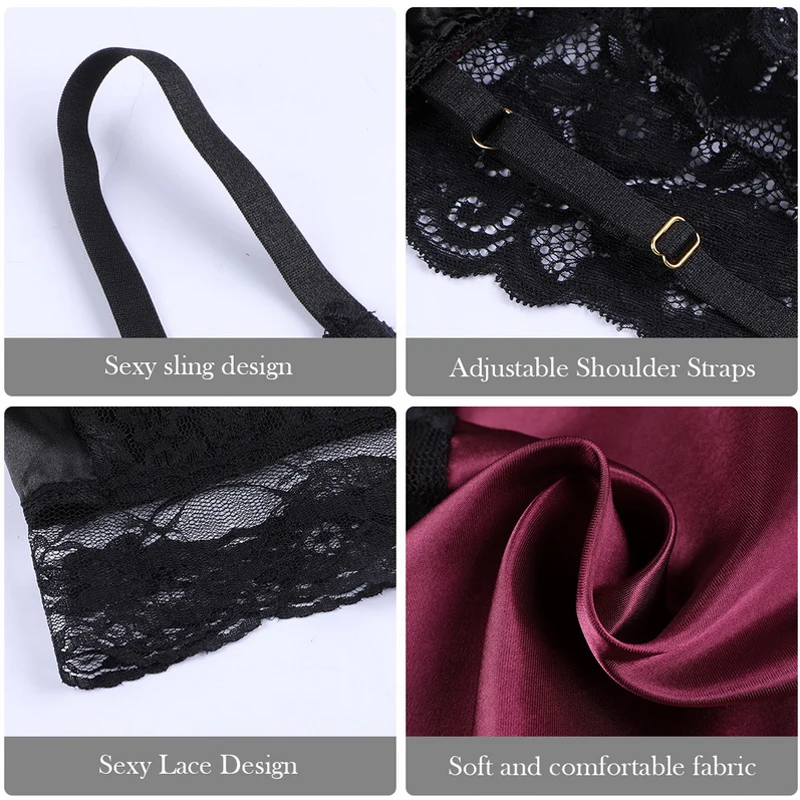 Бесшовный комплект с бюстгальтером сексуальное женское белье эротические