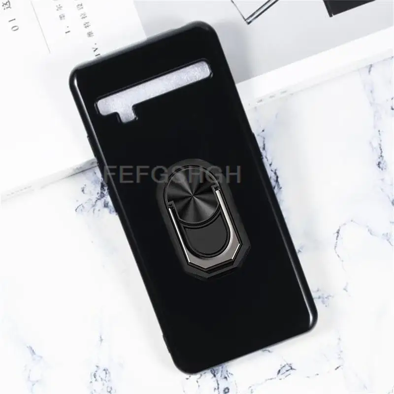 Мягкий силиконовый чехол из ТПУ с кольцом на палец для TCL 10 Pro 4,6 дюйма, чехол для телефона T799B T799H TCL10Pro 6,47 дюйма