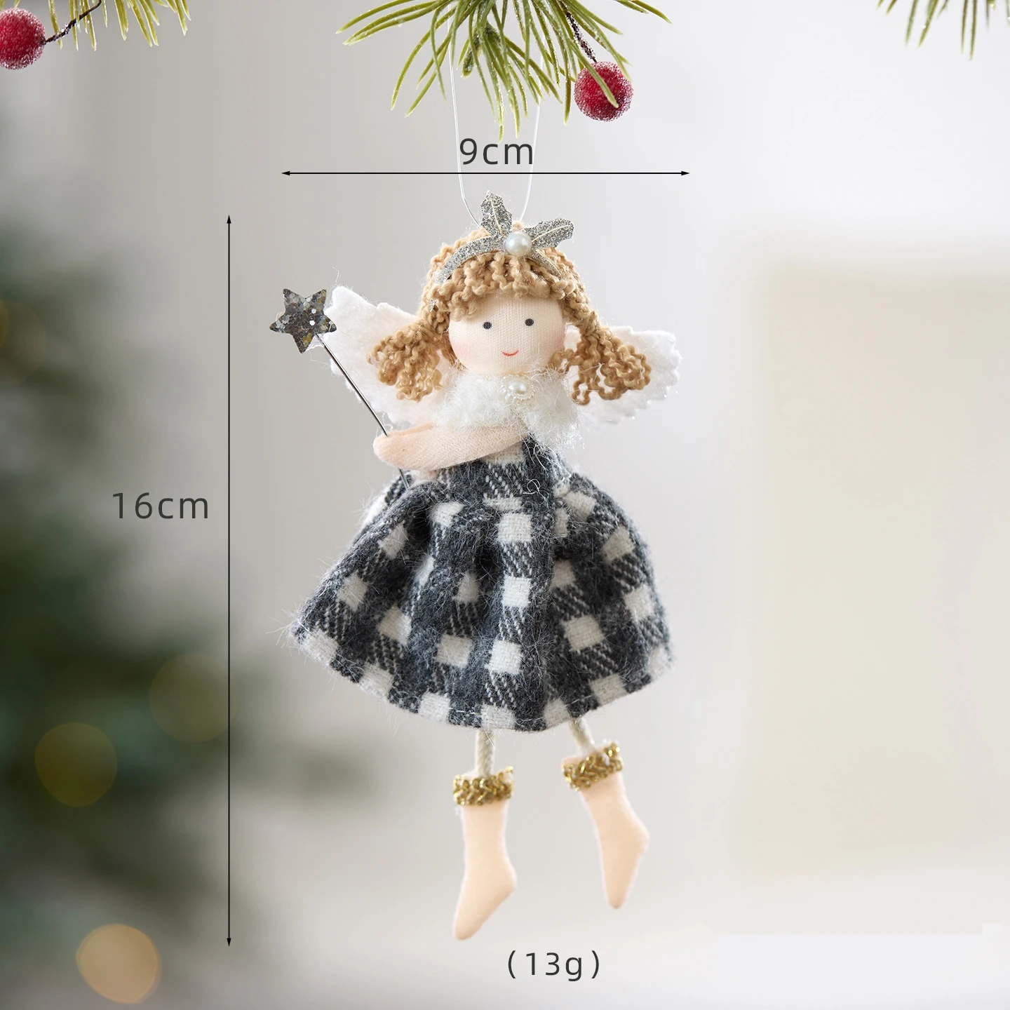 

Рождественское украшение ангелочка Navidad 16 см