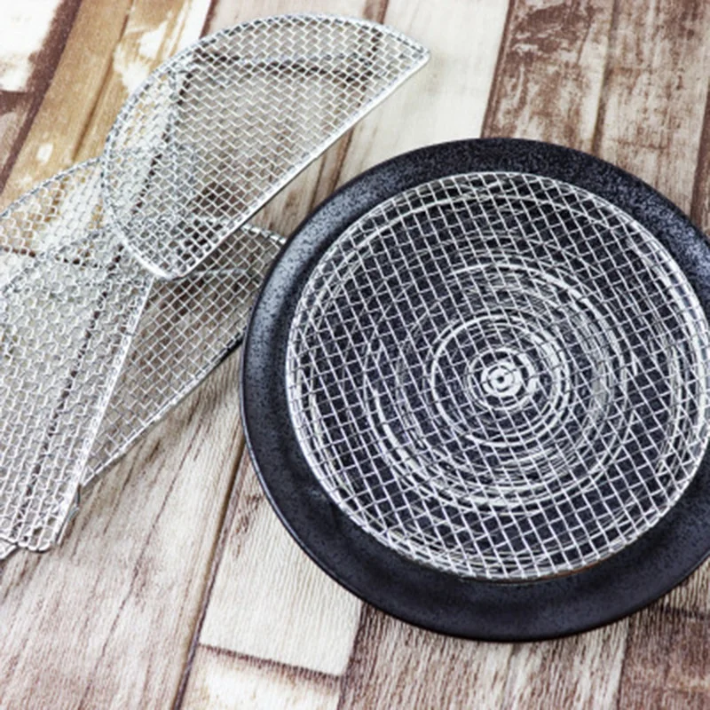 Жареная сеть Tempura гриль из нержавеющей стали гамбургер жареная курица жировая