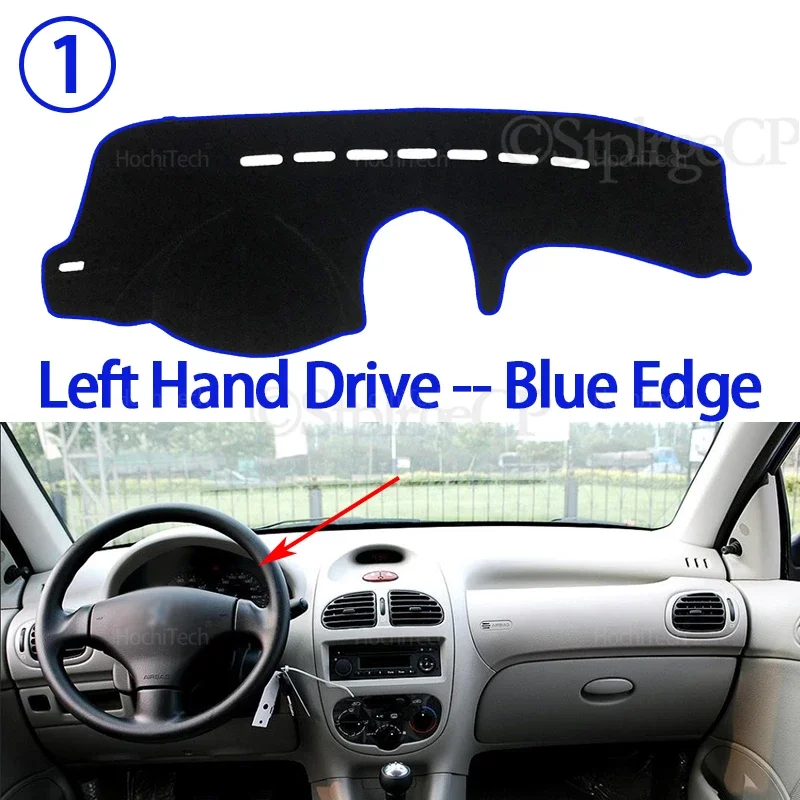 

Крышка Приборной Панели Peugeot 206, Противоскользящий Защитный Козырек От Солнца