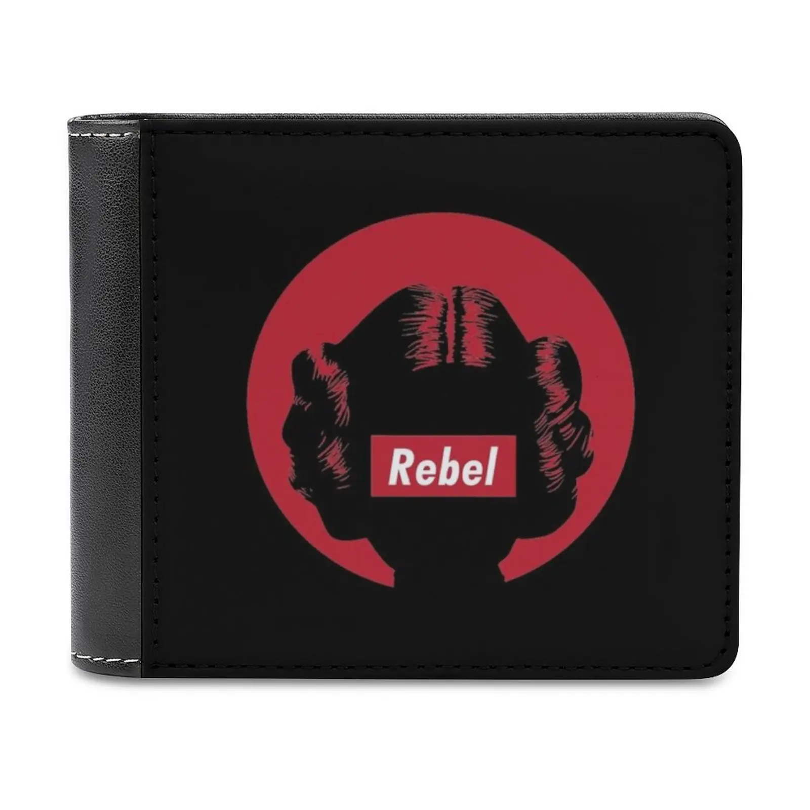 

Кожаные кошельки Rebel, мужской кошелек, держатели для кредитных карт, высококачественный кошелек принцессы Leia Rogue One, персонализированный кош...