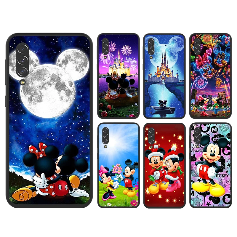

Mickey Minnie cute For Samsung Galaxy A90 A80 A70S A60 A50S A40 A30 A20E A10S A10E A10 A2 Core Black Phone Case Capa