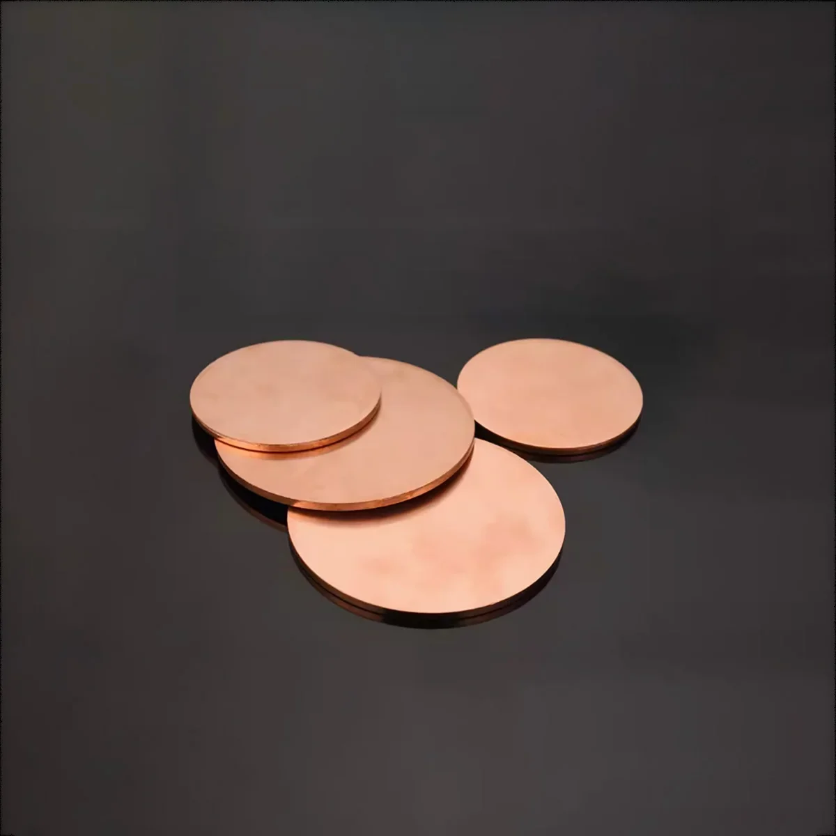 Толщина 1-8 мм T2 фиолетовая медная круглая пластина твердая диаметр