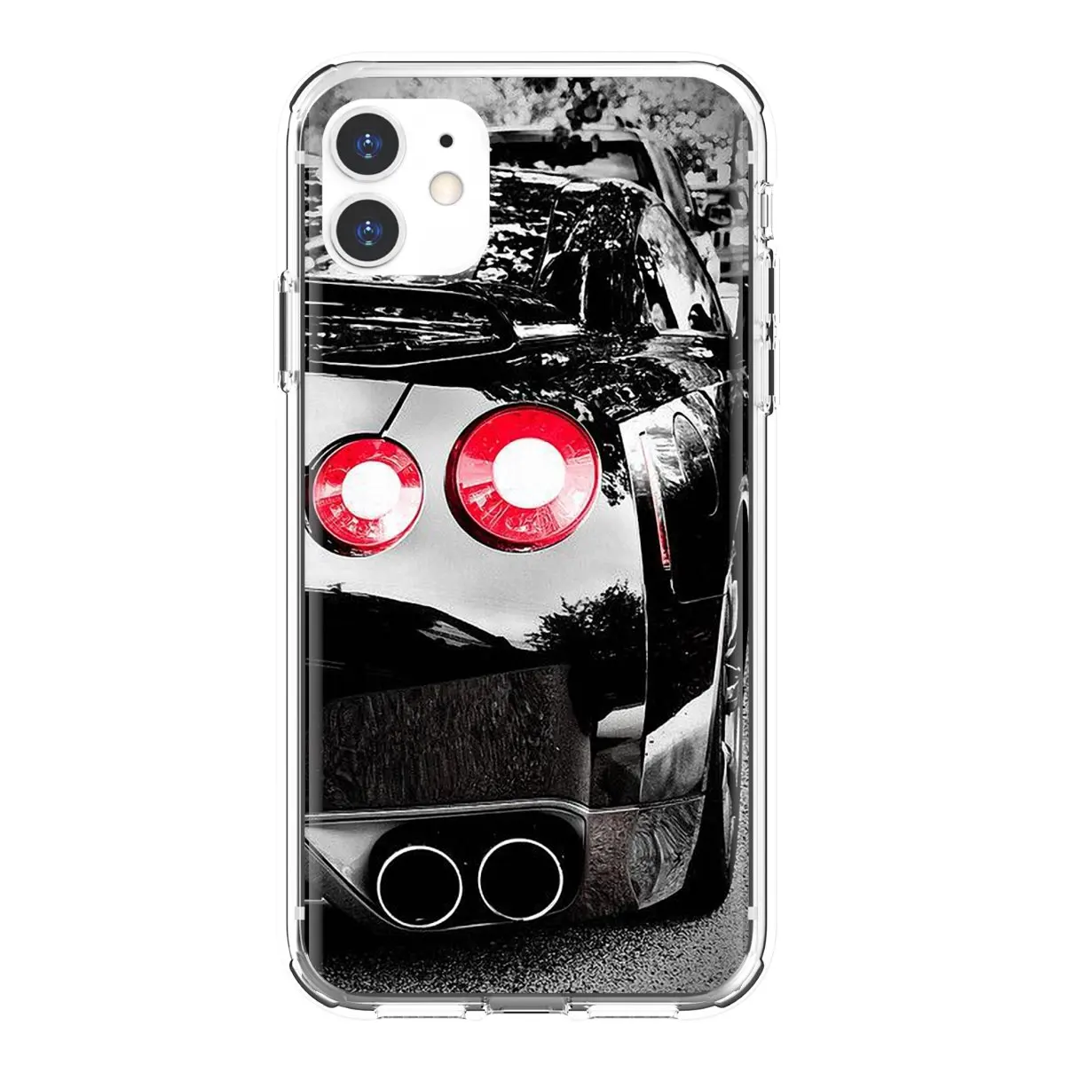 JDM-автомобиль-NISSAN-GTR-металлический логотип силиконовый чехол для телефона Huawei Honor