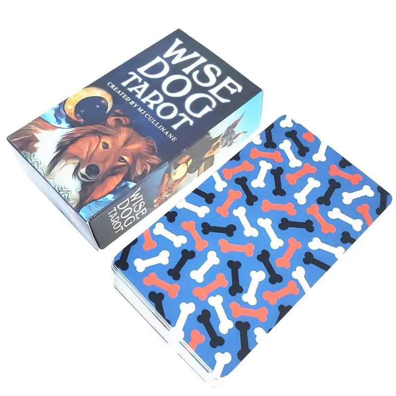

Wise Dog Tarot Cards English Version Oracle Cards Tarot Deck Divination Fate Home Family Entertainment Games Family Party Gift