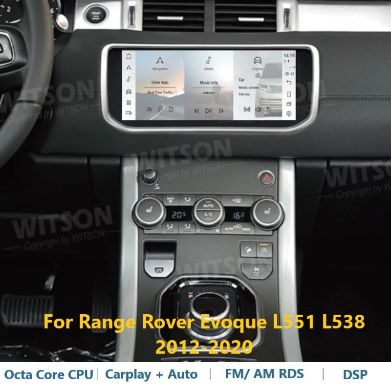 WITSON Android Авто Стерео Для Range Rover Evoque L551 L538 2012-2020 Harman Kardon Bosch Carplay Радио Navi GPS