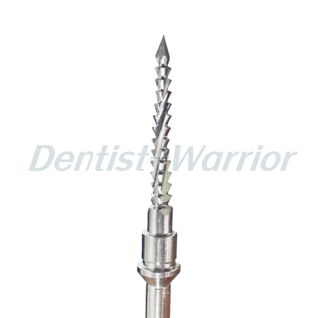 ∅2.3 Стоматологическая крестообразная дрель Implant Bone Side Cut Debris Blade Fit Lindemann Pointed Head