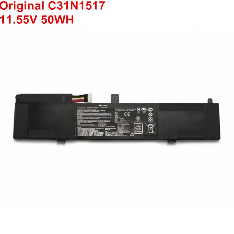 

11.55V 50WH 6Cell Genuine Original Battery C31N1517 For ASUS Q304 Q304U Q304UA TP301U TP301UJ TP301UA Laptop Notebook Lithium