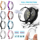 Чехол из ТПУ для Samsung Galaxy Watch Active 2 44 мм 40 мм, гальванизированный чехол для Samsung Galaxy Watch Active, полная защита экрана