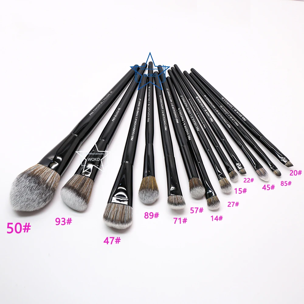 

13Pcs Makeup Brush Set PRO Foundation Bronzer Highlighter Powder Brush Eyeshadow Crease Eye Concealer Liner Lip Make up Brush