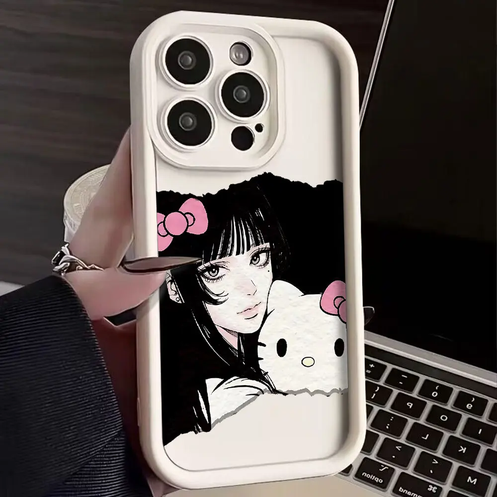 Чехол для телефона с изображением аниме Tomie Kawakamis Hello Kittys OnePlus 12 12R 11 11R 10R 8T Nord CE 2 3 4