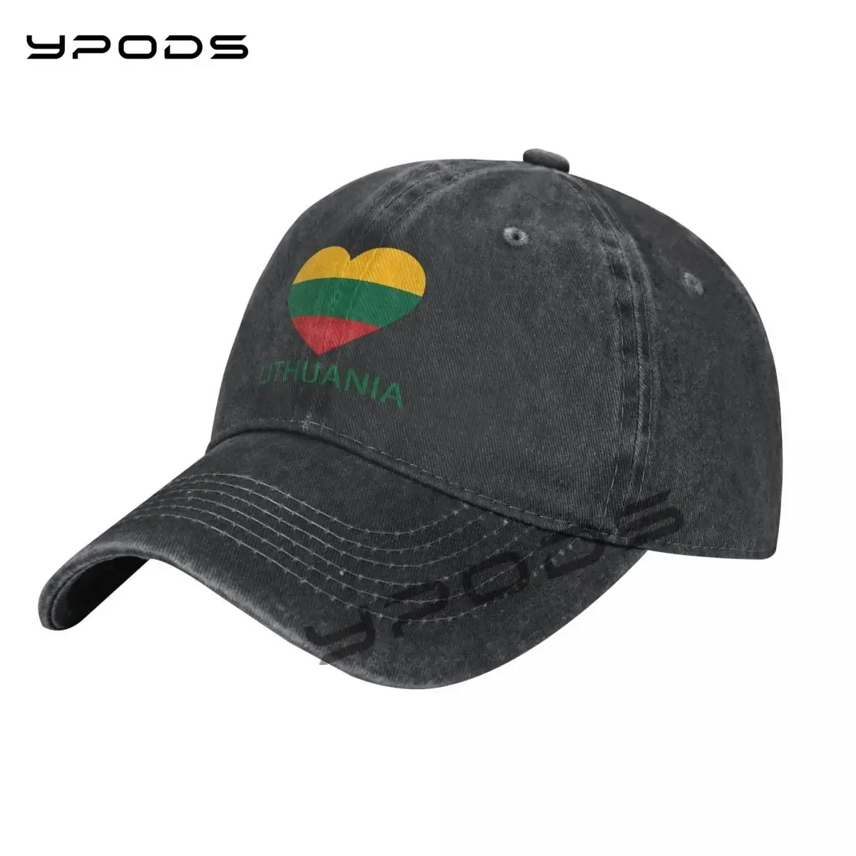 

Love Lithuania Baseball Cap for Men Women High Quality Custom Design Caps Bonnet Homme Dad Hat
