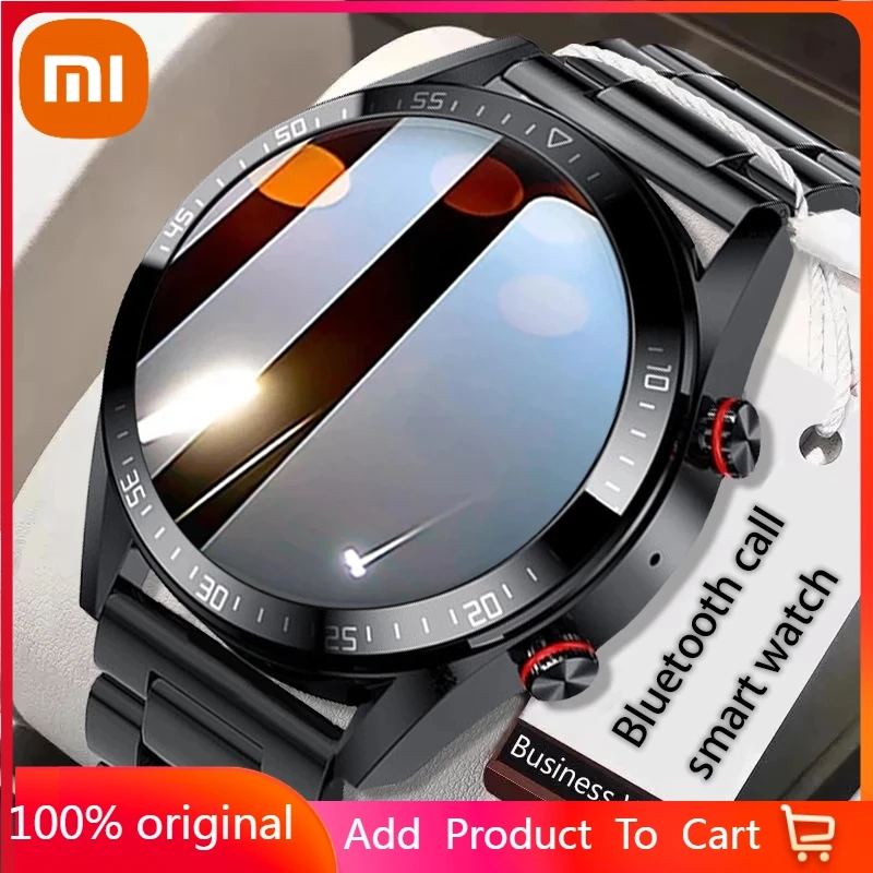 

Смарт-часы Xiaomi 454*454 мужские с сенсорным экраном и поддержкой Bluetooth