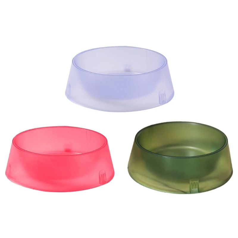 

Transparent Pet Bowl Nonslip Dogs Feeding Bowl Water Bowl Food Bowl Food Container Dishwear for Cat Dog Pet Eating Plate