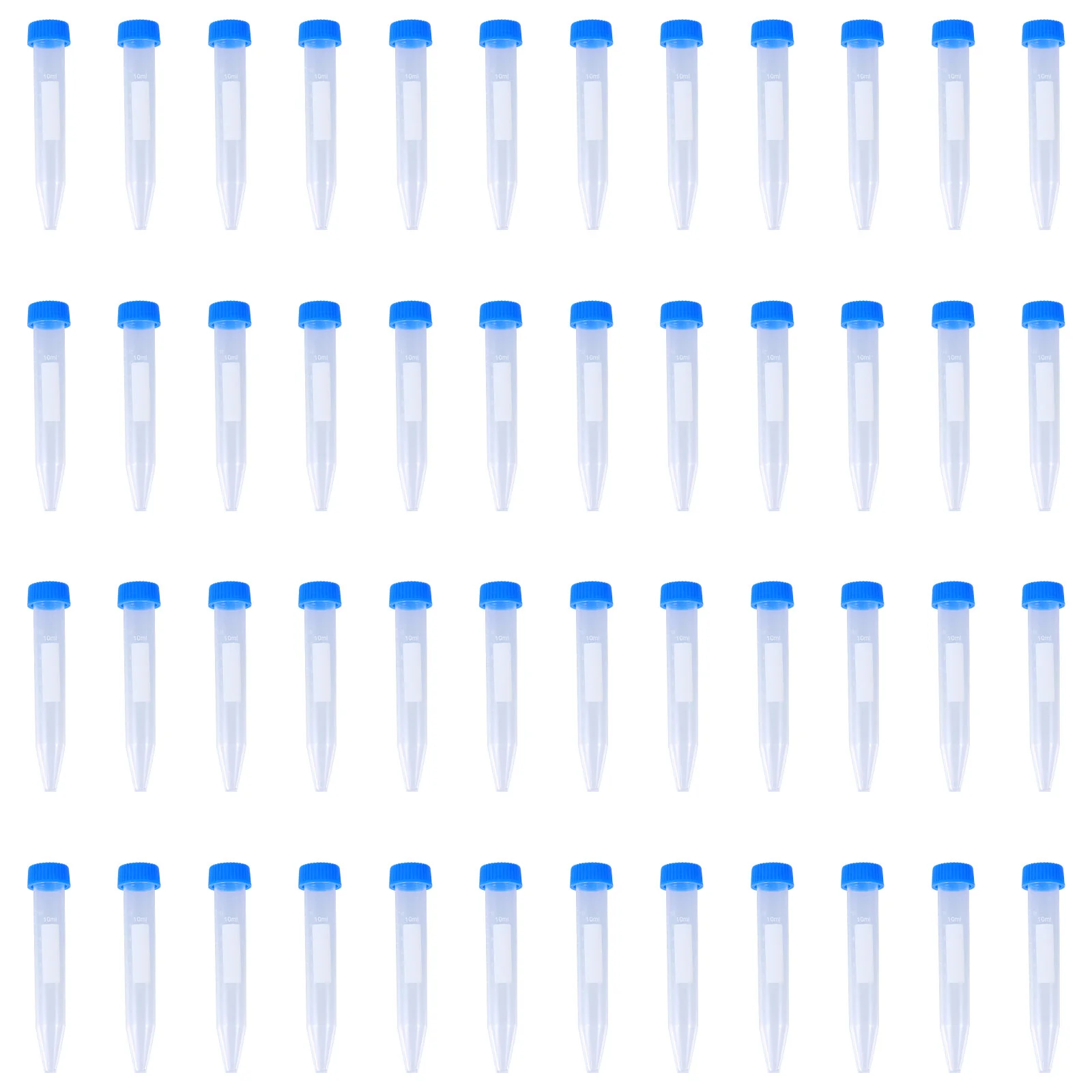 

100 Pcs Centrifuge Tube Plastic Test Tubes Vials Caps Ultracentrifuge Glass Lid