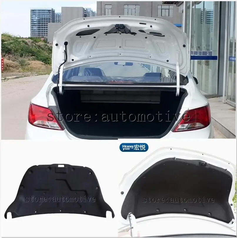 

2010-2016 для Hyundai SOLARIS Sedan, багажник, звукоизоляционный хлопковый коврик, наклейка, защита, теплоизоляция, хлопковая звукоизоляция