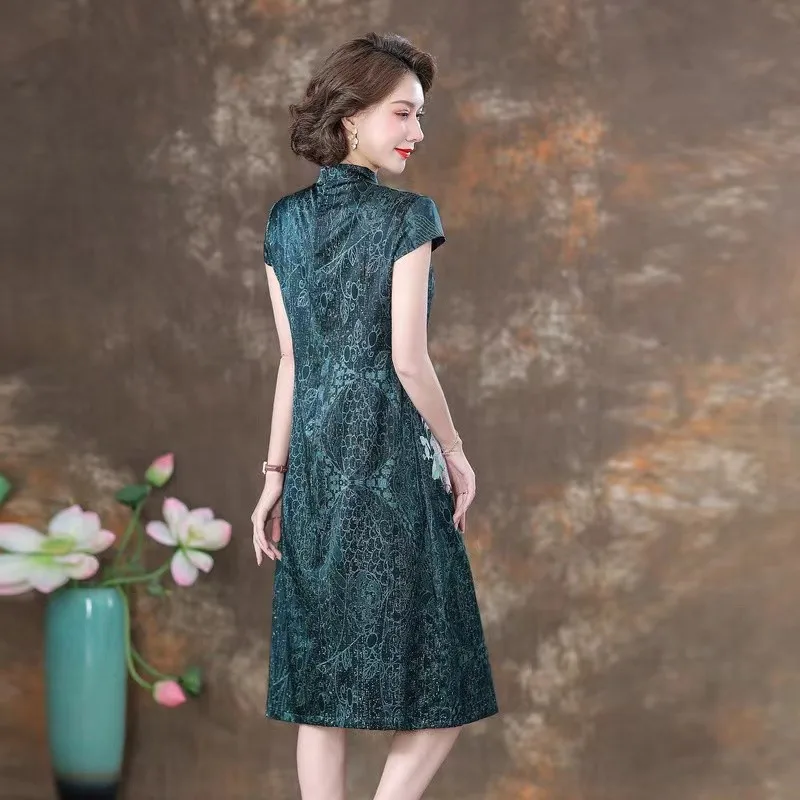 Новинка элегантное модифицированное китайское традиционное платье Ципао в