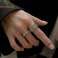 xiyanike twist hollow open finger rings for women luxury party new fashion trendy jewelry accessories girls gift %d0%ba%d0%be%d0%bb%d1%8c%d1%86%d0%be %d0%b6%d0%b5%d0%bd%d1%81%d0%ba%d0%be%d0%b5