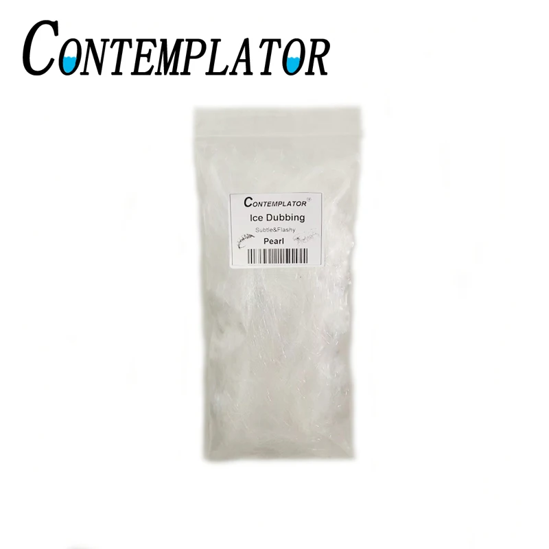 

CONTEMPLATOR 4 г/пакет для вязания мушек, 65 мм, длинные волокна, Нимфа, креветки, мухи, жемчужно-белый, ледяной дозатор, ленточный, синтетическое вол...