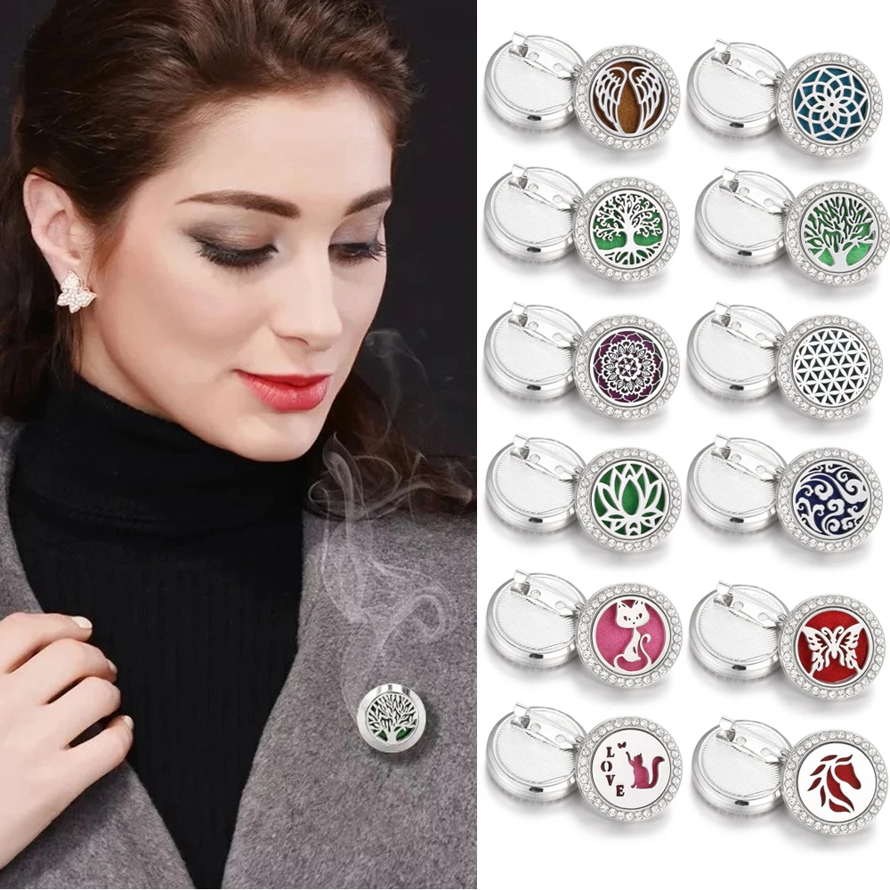 

10 шт./партия, броши с аромадиффузором