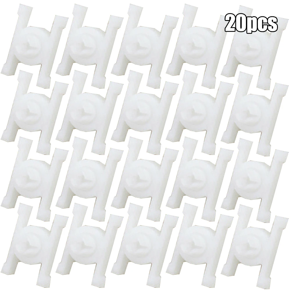 

20Pcs Car Door Sill Kick Plate Strip Clips Car Rocker Panel Moulding Clips