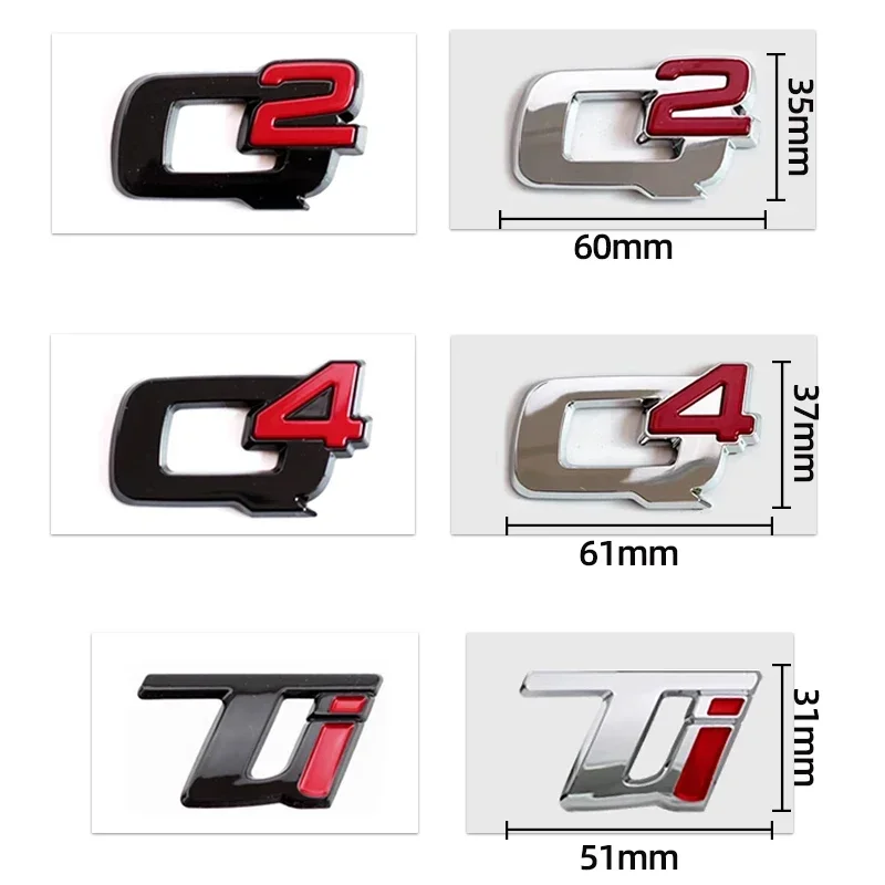 1 шт. 3D ABS Q2 Q4 Giulia Stelvio Veloce Ti значок эмблема автомобильные наклейки для Alfa Romeo 147 156 159
