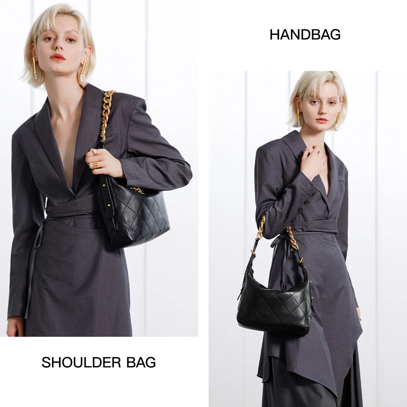 ITAMOOD Роскошная Сумка Через Плечо Из Натуральной Кожи Клатч-бродяга На Пару С