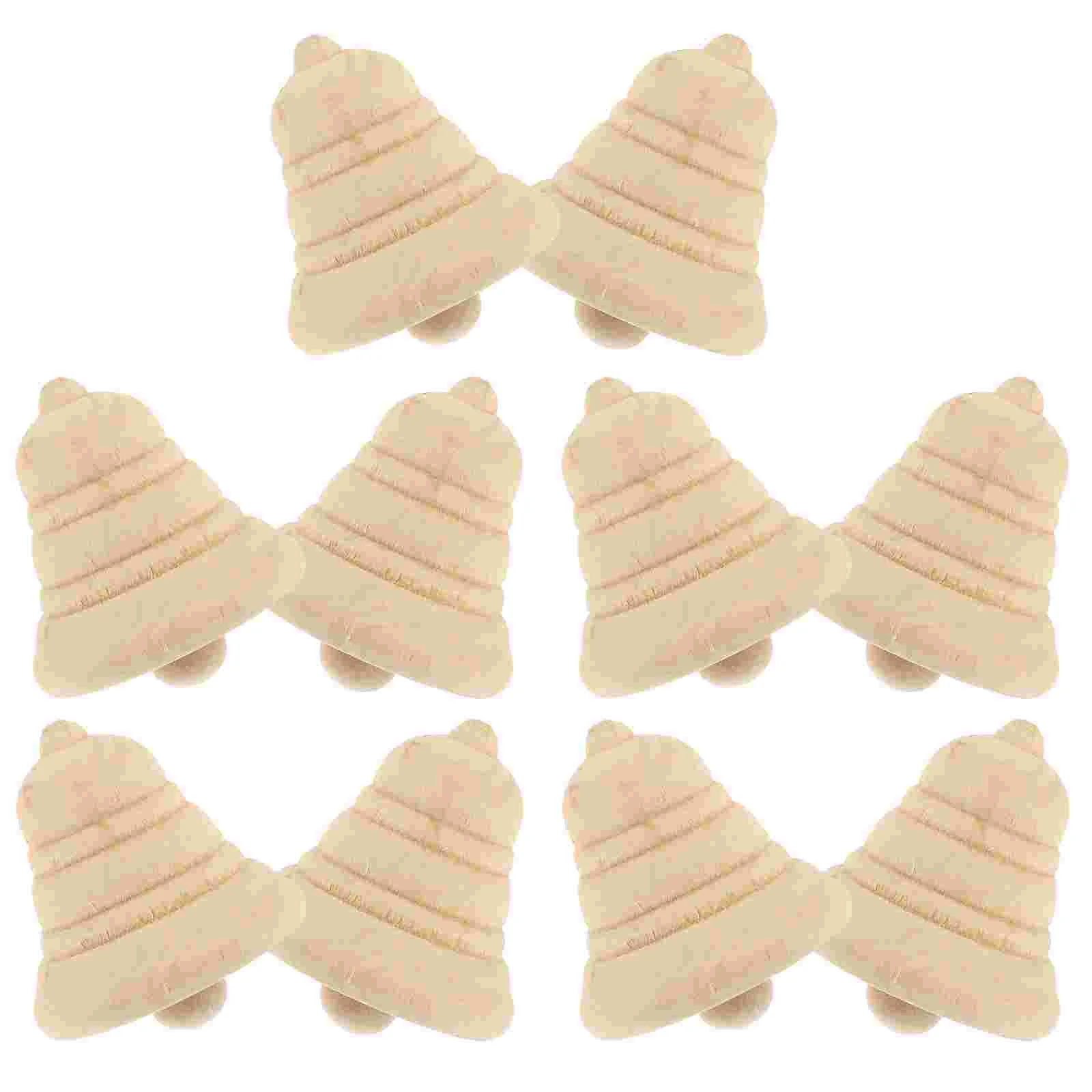 

Christmas Blank Acorns Cute Graffiti Toys Wood Decor DIY Wooden Xmas Crafts Bulb