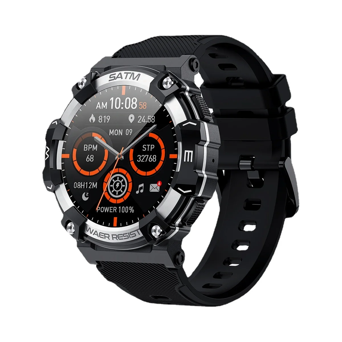 

Новинка Мужские часы Мужские Смарт-часы для улицы женские фитнес-мониторинг браслет отслеживание активности аккумулятор HD экран Bluetooth IP68 носимый