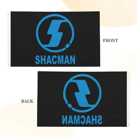 Двусторонний баннер SHACMAN Бриз 3x5 футов