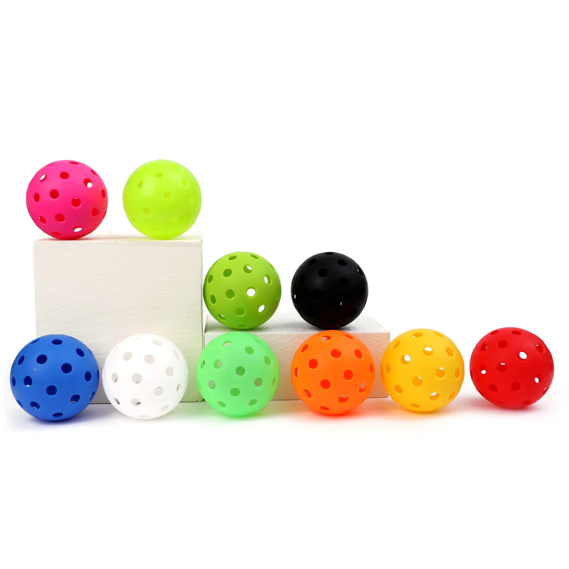 

74mm 40 Holes Outdoor Pickleballs - USAPA Pickleball Approved - Official US Open Ball , Outdoor and Indoor Courts Play