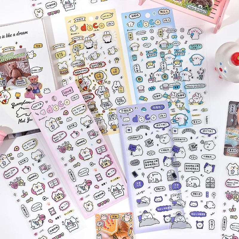 36 пар/партия стикеры в виде милого хомяка