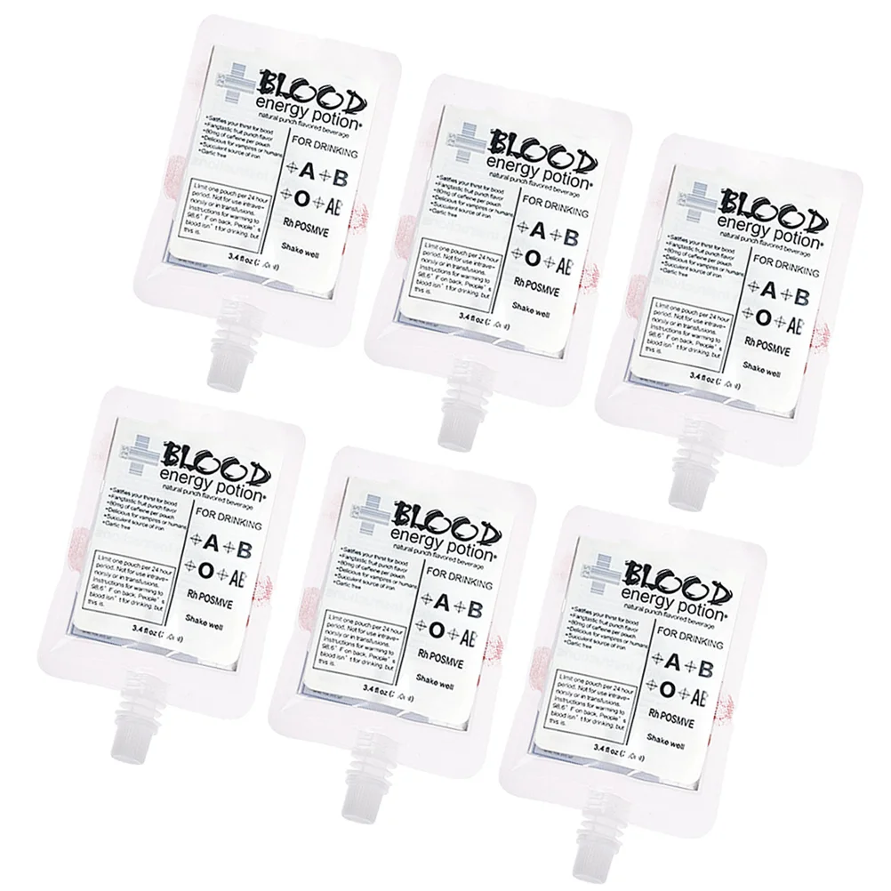 

Bag Blood Bagsprop Drink Drinks Party Festival Favors Bulk Drinking Iv Shot Storage Reusable Favor Pouches