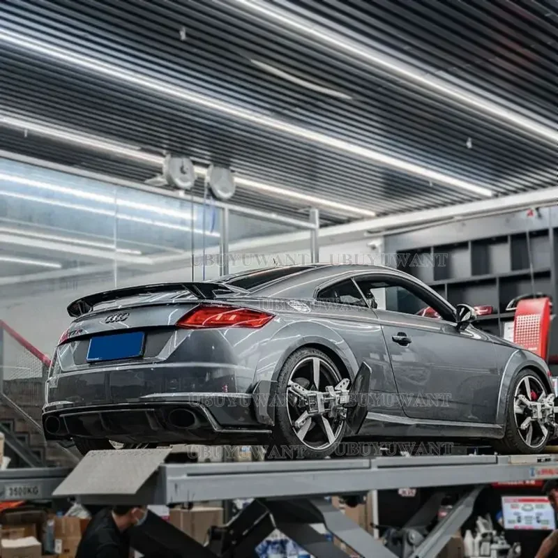 Черный спойлер для багажника из углеродного волокна/ФАП Audi TT 8J TTS A5 A6 A7 All 2008 - 2011