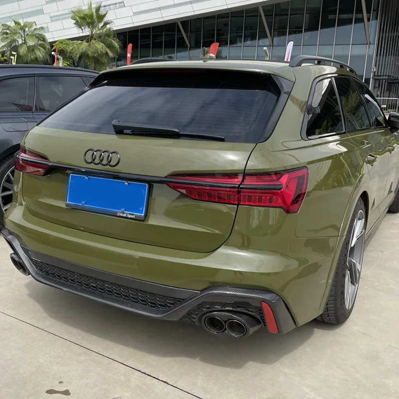 1 пара глушитель выхлопной трубы из нержавеющей стали для Audi A4 A5 A6 A7 RS4 RS5 RS6 RS7