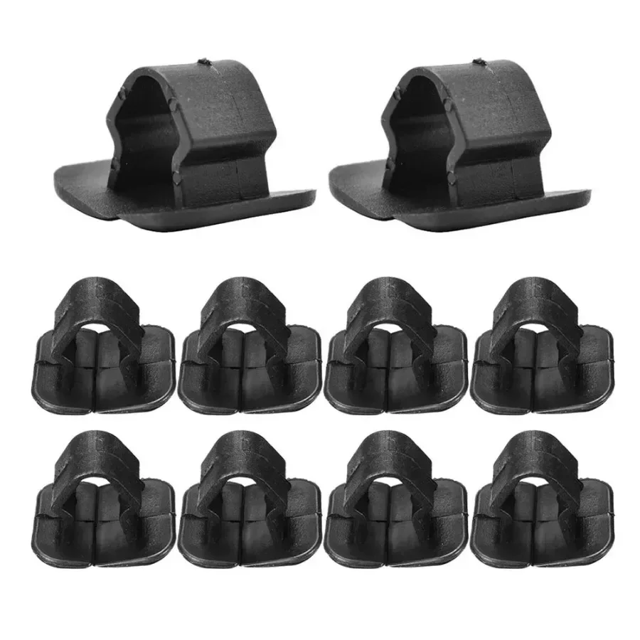 

10x Car Hood Soundproof Cotton Clip Buckle Bonnet Hood 1H5863849A01C for VW Polo Tiguan Passat B5 B6 SEAT Leon 2 Skoda Octavia 2