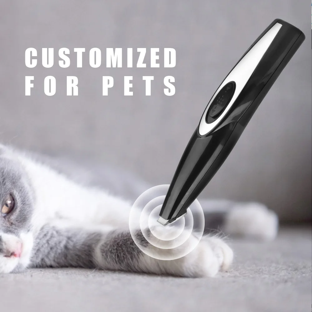 Portable Rechargeable Electric Dog Hair Trimmer Pet Grooming Supplies Mini Pet Feet Hair Cutter Professional Feet Hair Shaving