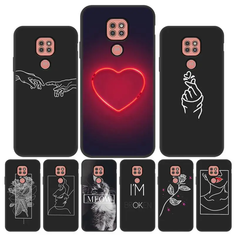 

Drawing Line Case for Motorola E7 Power Case Moto G50 G9 Play E7 Plus G60S G30 G10 E20 E30 E40 G Power 2022 2021 Edge S Cover