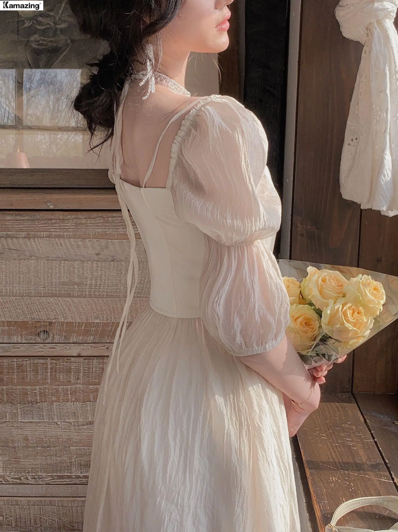 Летние французские женские элегантные вечерние платья миди для выпускного