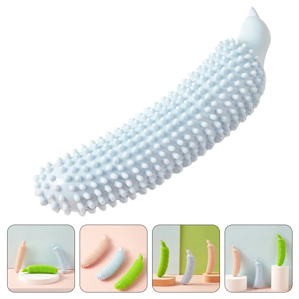 

Dog Toy Toys Pet Molar Puppy Squeaky Bite Chew Interactivechewing Teething Crinkle Pacifier Vegetable Catcucumber Teeth Cleaning