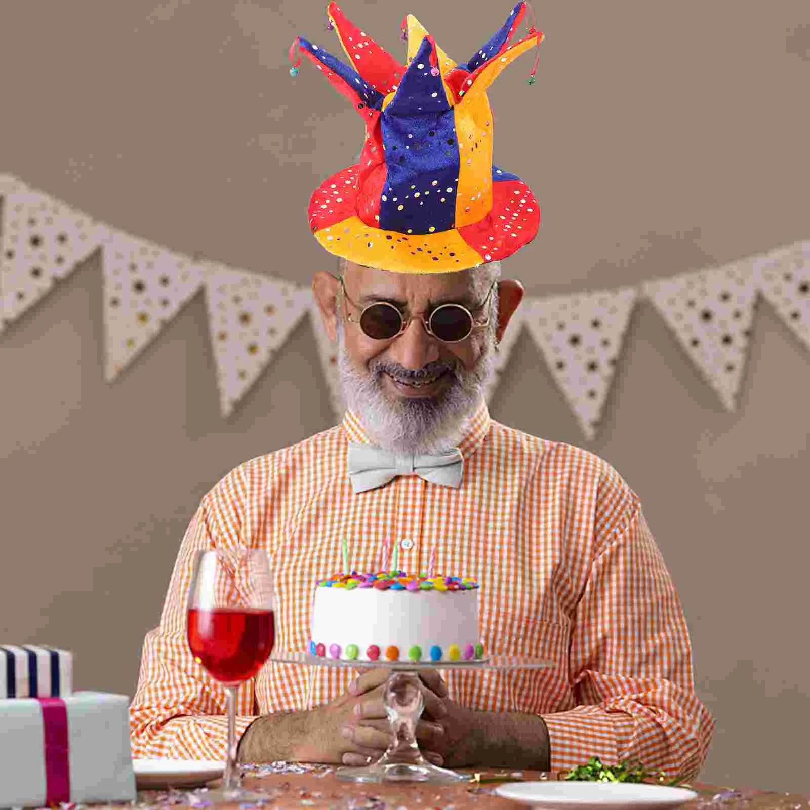 

Beer Holiday Clown Hat Hats Men Mardi Gras Circus Women Carnival Costume Accessories Adults